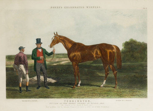 JOHN FREDERICK HERRING, "Winner of the Derby Stakes at Epso