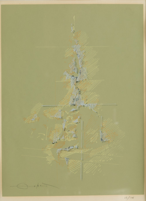 FERNANDO ZÓBEL DE AYALA, "Bodegón", 1967, Serigrafía sobre