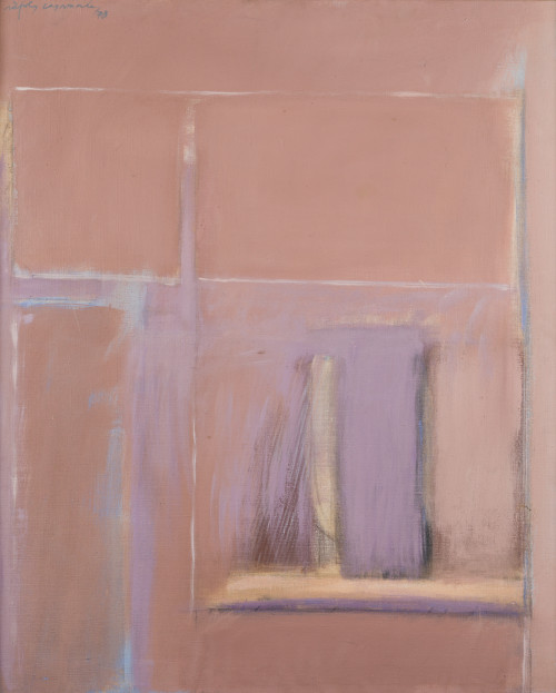 ALBERT RAFOLS CASAMADA, "Siena", 1978, Óleo sobre lienzo pe