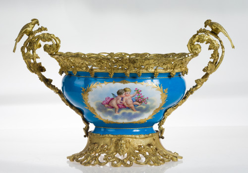 Jardinera porcelana tipo Sevres