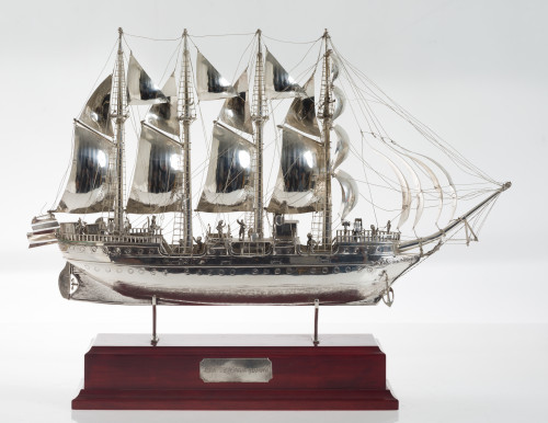 Juan Sebastián Elcano. Plata sterling