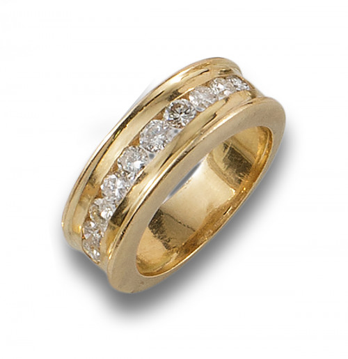 SORTIJA MEDIA ALIANZA DIAMANTES