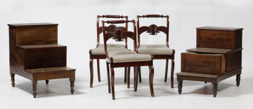 Tres sillas alfonsinas, España, S.XX