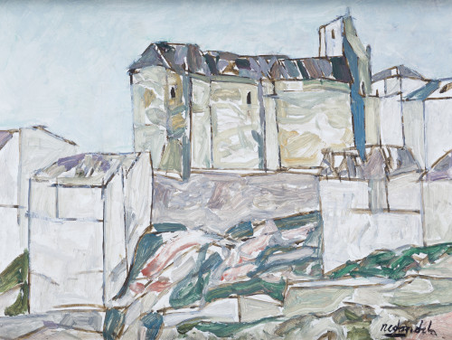 AGUSTÍN REDONDELA, "Viana", 2002, Óleo sobre tablex