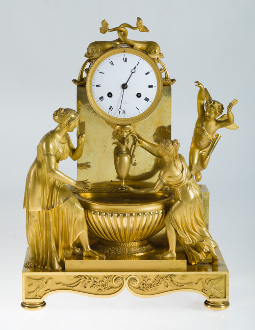 Reloj de mesa Imperio, Francia, c.1800