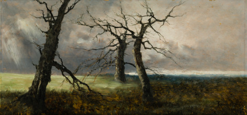 "Paisaje con árboles", 1902