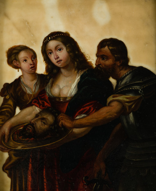 ESCUELA FLAMENCA, "Salomé con la cabeza de Juan el Bautista