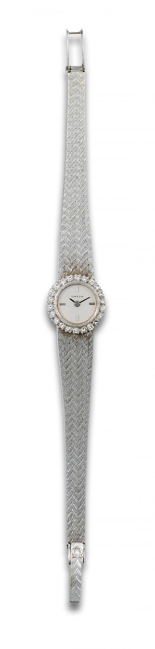 RELOJ DE PULSERA DE DAMA OMEGA EN ORO BLANCO Y DIAMANTES