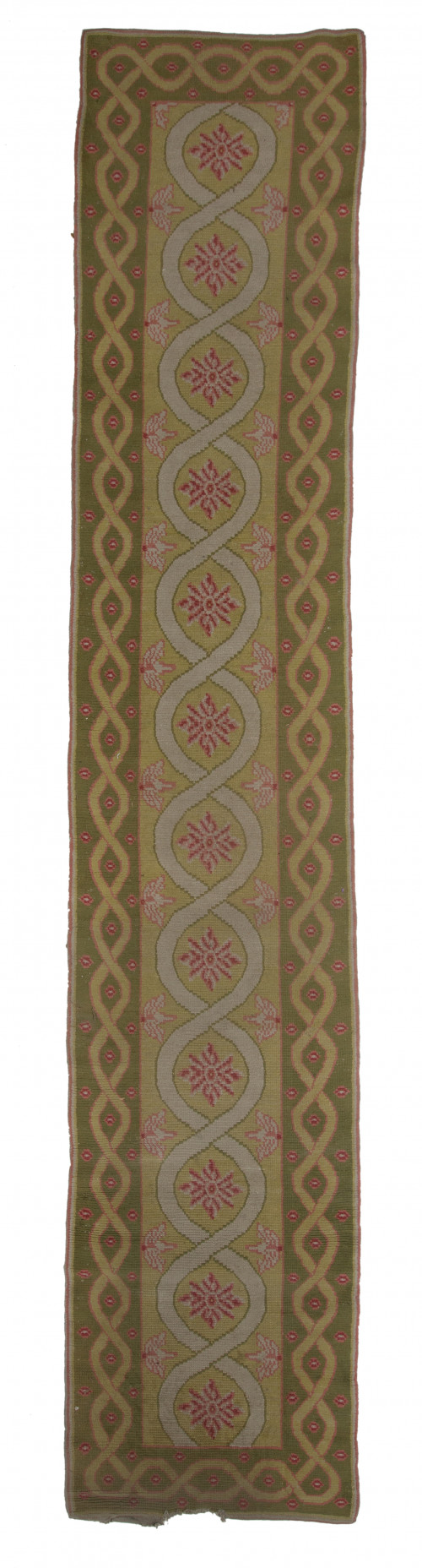 Alfombra de pasillo de lana, med.S.XX