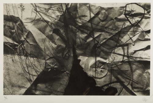 ANTONI CLAVÉ, "La gloire des rois", 1977, Litografía