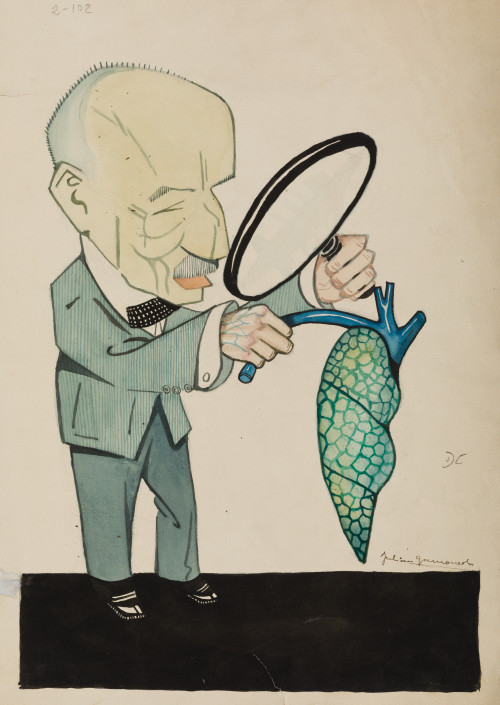 JULIÁN GAMONEDA, "El doctor Antonio Espina y Capo", Tinta y