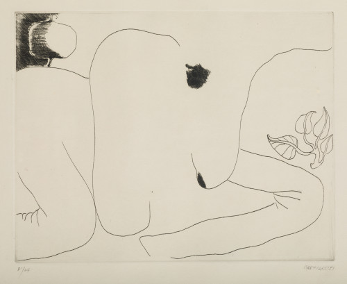 JORGE CASTILLO, "Sin título", 1971, Grabado al aguafuerte