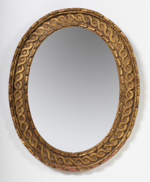 Espejo ovalado siguiendo modelos del S. XVIII, España, med.