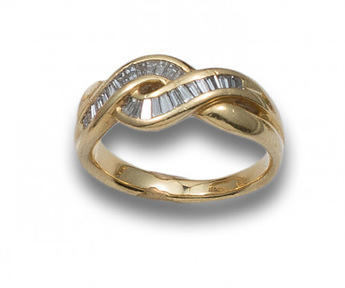 SORTIJA DE ORO Y DIAMANTES