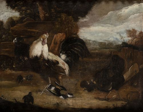 TOMAS HIEPES, OR YEPES (1598) / Valencia (1668) "Birds in a