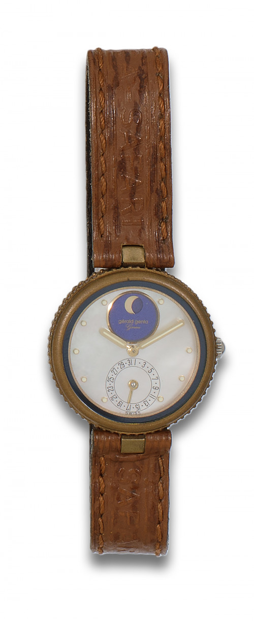 RELOJ DE PULSERA GERARD GENTA SAFARI FASE LUNAR
