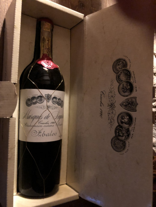 Botella de 0,75 litros de Marqués de Legarda Reserva 1920 R