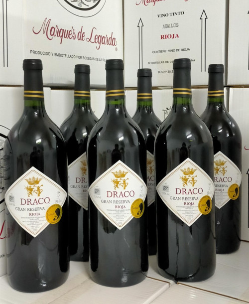 6 botellas magnum (1,5 l) de Draco Gran Reserva 2012