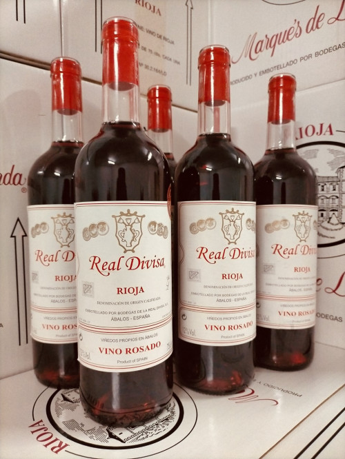 Caja de 6 botellas de 0,75 l Real Divisa Rosado 2018