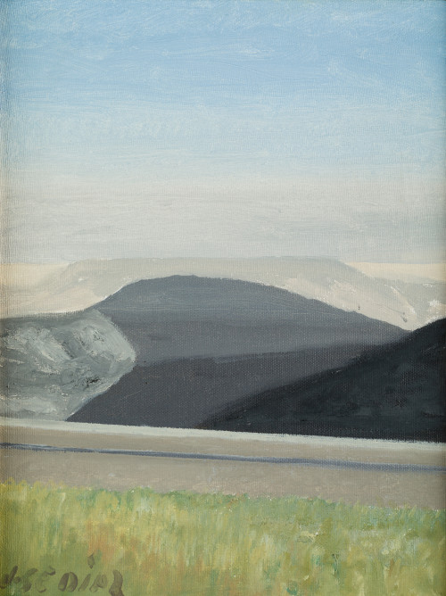 JOSE DIAZ, "Paisaje", Óleo sobre lienzo.