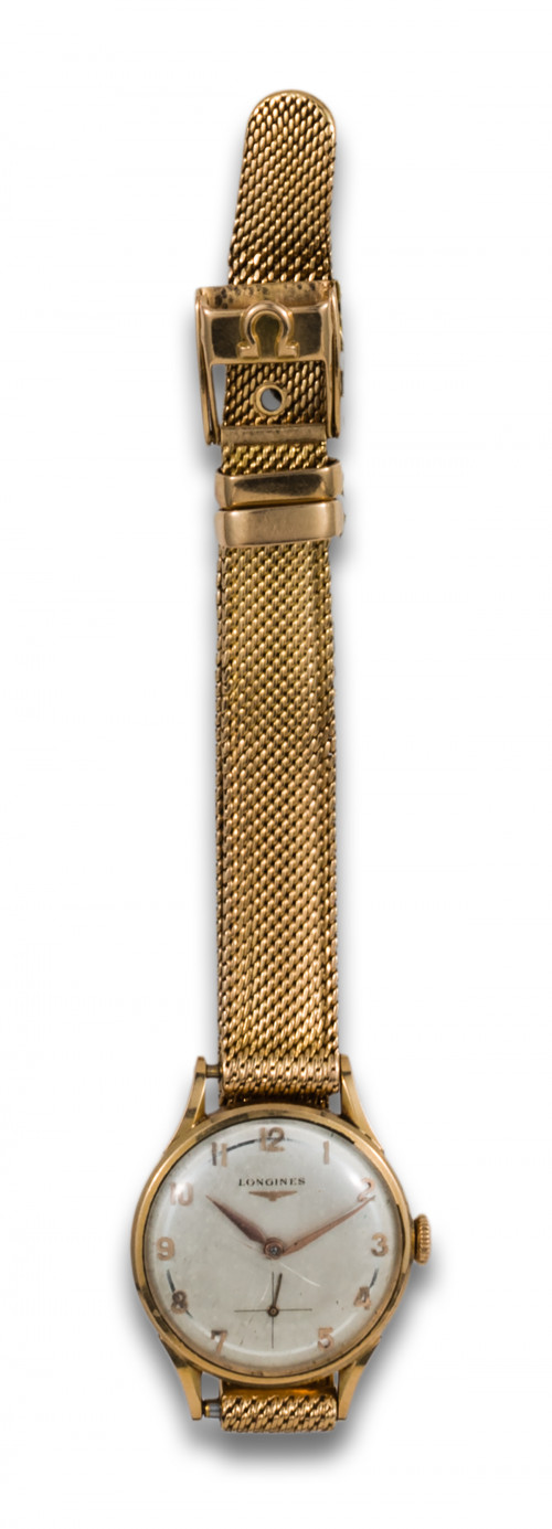 RELOJ DE PULSERA DE DAMA LONGINES, EN ORO AMARILLO