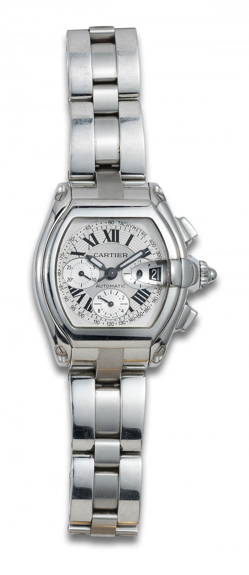 RELOJ DE PULSERA CARTIER ROADSTER CHRONO EN ACERO