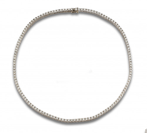 GARGANTILLA RIVIERE DE DIAMANTES 6.75 CT. 