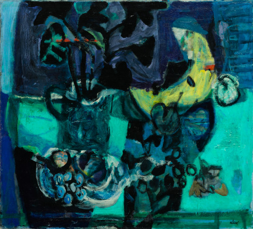 ANTONI CLAVÉ, "Bodegón", 1947, Óleo sobre lienzo