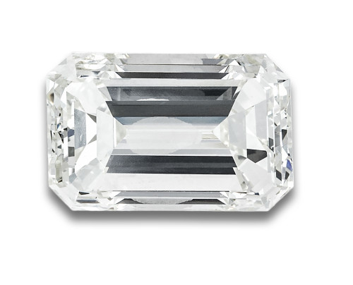 DIAMANTE SIN MONTAR, TALLA ESMERALDA, DE 6.82 CT. COLOR K, 