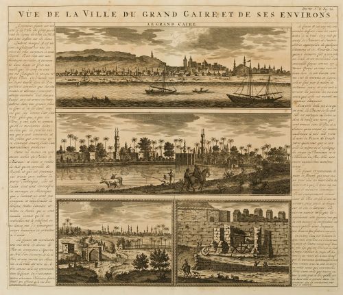 HENRI ABRAHAM CHATELAIN Paris, France (1684) / (1743) "Egyp