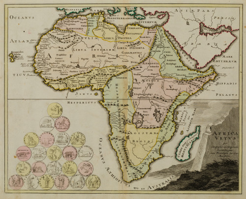 CHRISTOPH WEIGEL, "Mapa numismático del África antigua", 17