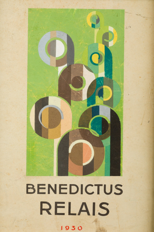 ÉDOUARD BÉNÉDICTUS, "Relais", 1930, Impresión pochoir