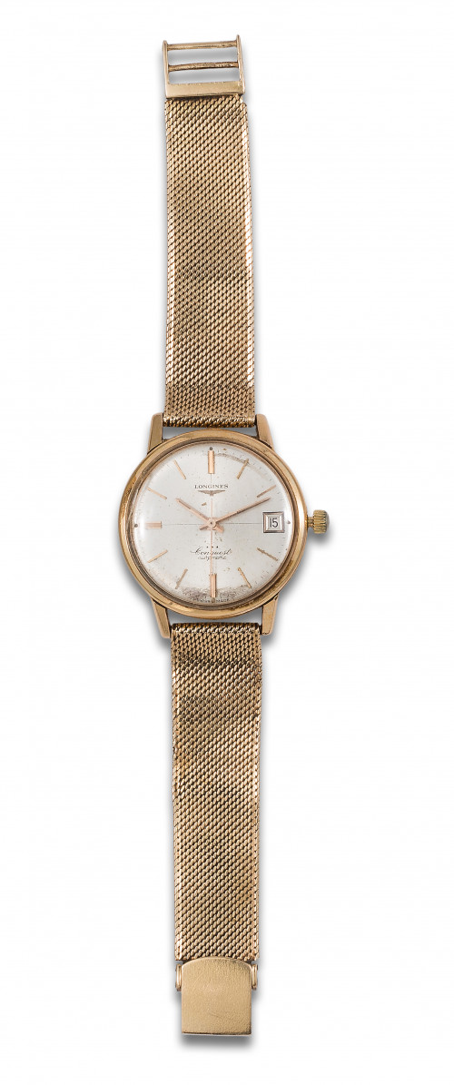 RELOJ DE PULSERA LONGINES CONQUEST EN ORO AMARILLO