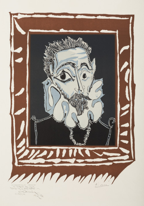 PABLO RUIZ PICASSO (DESPUES), “L’homme à la Fraise”, 1973, 