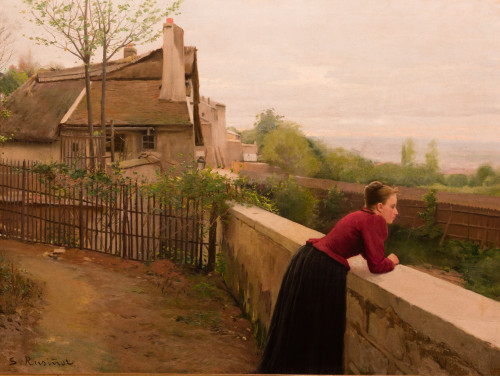 SANTIAGO RUSIÑOL, “La Banlieue”, 1891, Óleo sobre lienzo