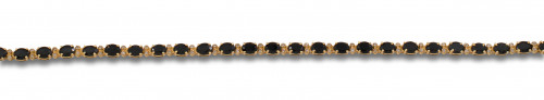 PULSERA RIVIERE DE ZAFIROS Y DIAMANTES, EN ORO AMARILLO