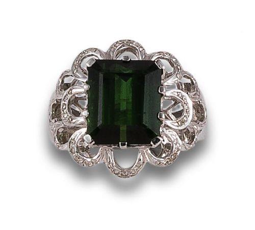 Anillo turmalina verde 2025