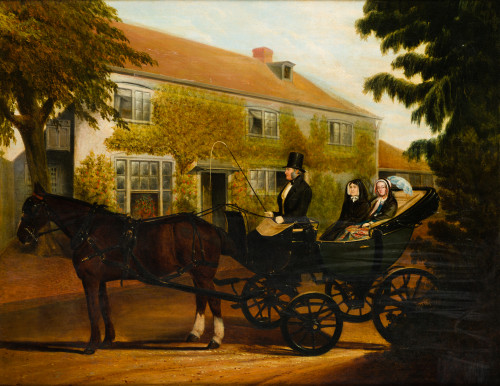 ATRIBUIDO A THOMAS HENWOOD, "Marian Burns of Rodmill", Óleo