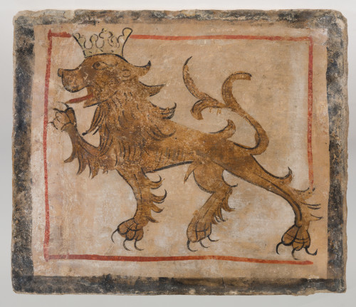 Socarrat representando un león rampante, Paterna, S.XV