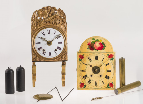 Reloj Morez con ménsula posterior, Francia, ffs.S.XIX
