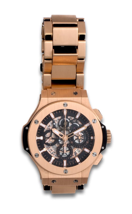 RELOJ DE PULSERA HUBLOT BIG BANG CHRONO EN ORO ROSA Y TITAN