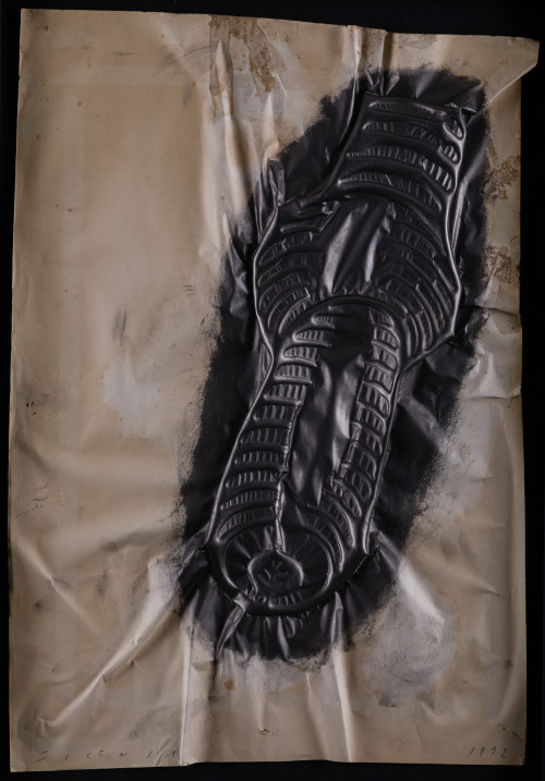 JAUME PLENSA SUÑE, "Sin título", 1992 , Técnica mixta sobre