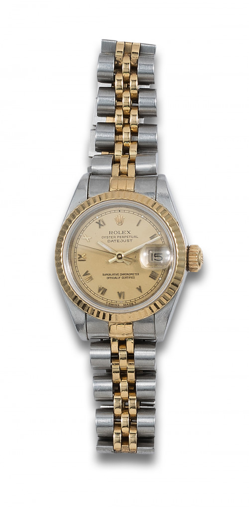 RELOJ DE PULSERA ROLEX OYSTER PERPETUAL DATEJUST EN ACERO Y ORO