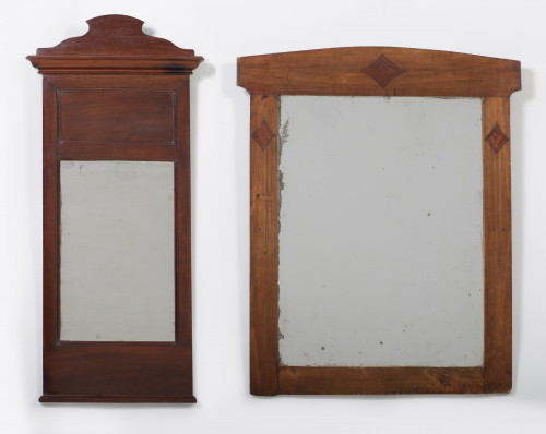 Dos espejos de madera, España, c. 1910