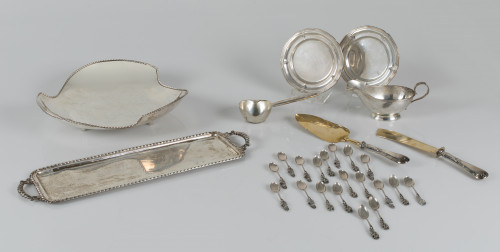 Lote de piezas plata