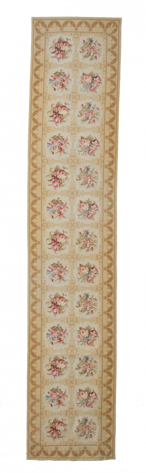 Alfombra de petit point de gusto ingles, S.XX