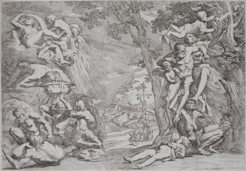 PIETRO TESTA "IL LUCCHESINO", "Alegoria del Invierno", Agua