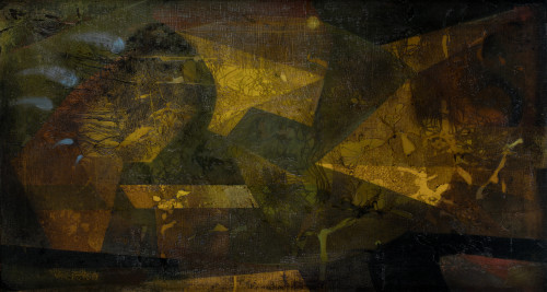 ANTONI TÀPIES, "Fecundació", 1952-53, Técnica mixta sobre t