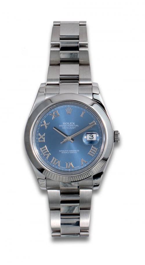 RELOJ DE PULSERA ROLEX OYSTER PERPETUAL DATEJUST, EN ACERO