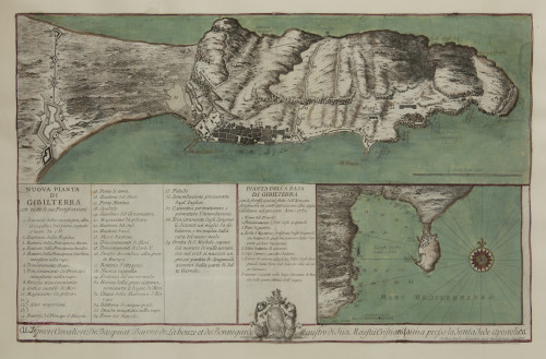GEORGE LOUIS LE ROUGE, "Gibraltar. Nuevo plano y carta náut
